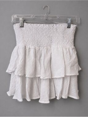Yana K white Portofino skirt